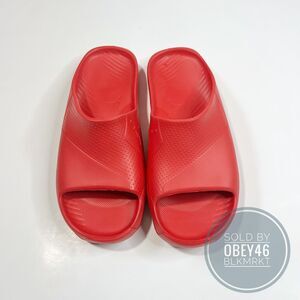Mens Air Jordan POST SLIDES Sandals  'UNIVERSITY RED DX5575-600 Size 9